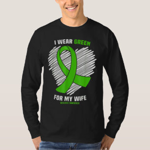 Camiseta Eu Visto Verde Para A Consciência Da Escoliose Da