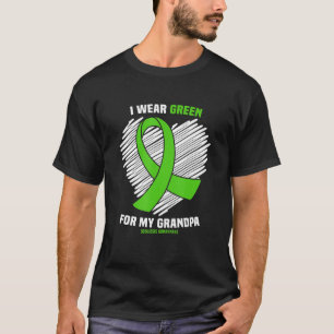 Camiseta Eu Visto Verde Para A Consciência Da Escoliose Do