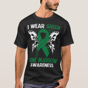 Camiseta Eu Visto Verde Para A Consciência Da MEDULA ÓSSEA
