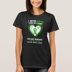 Camiseta Eu Visto Verde Para A Consciência Da Minha Tia Cel