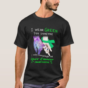 Camiseta Eu Visto Verde Para A Consciência De Alguém Cân