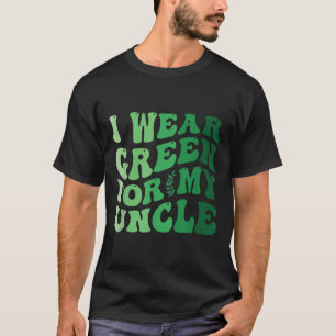 Camiseta Eu Visto Verde Para A Consciência Mental Do Meu Ti