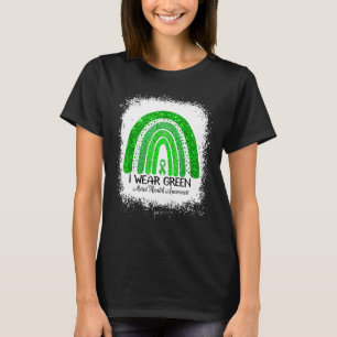 Camiseta Eu Visto Verde Para A Sensibilização Mental Fita R