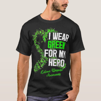 Camiseta Eu Visto Verde Para A Sensibilização Para A Doença