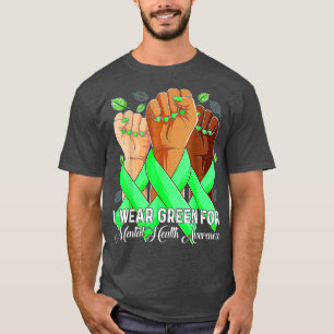 Camiseta Eu Visto Verde Para Eu Vestir Verde Para A Saúde M