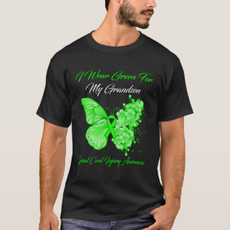 Camiseta Eu Visto Verde Para Meu Avô, Ferido Na Medula Espi