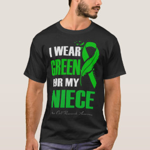 Camiseta Eu Visto Verde Para Meu Conhecimento De Pesquisa D