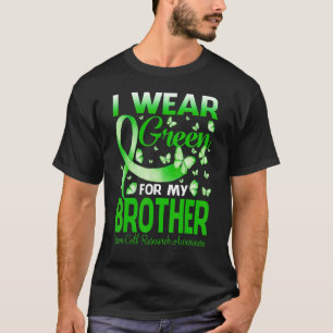 Camiseta Eu Visto Verde Para Meu Irmão Pesquisa De Células-