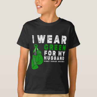 Camiseta Eu Visto Verde Para Minha Consciência Da Doença Do