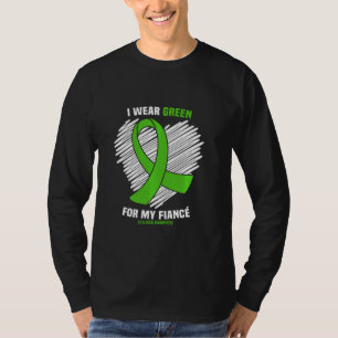 Camiseta Eu Visto Verde Para Minha Consciência Da Escoliose