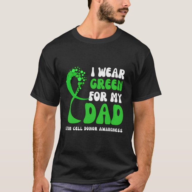 Camiseta Eu Visto Verde Para Minha Consciência De Dadores D (Frente)