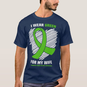 Camiseta Eu Visto Verde Para Minha Esposa Traumática Lesão