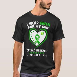 Camiseta Eu Visto Verde Para Minha Filha Doença Celiana Awa