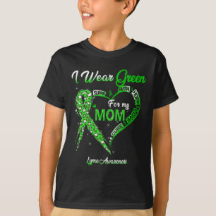 Camiseta Eu Visto Verde Para Minha Mãe Conhecer O Ribbo Ver