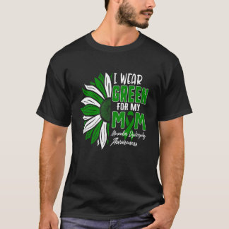 Camiseta Eu Visto Verde Para Minha Mãe Distrofia Muscular A