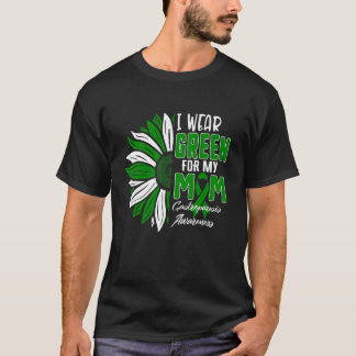 Camiseta Eu Visto Verde Para Minha Mãe Sensibilização Gastr