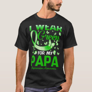 Camiseta Eu Visto Verde Para O Meu Bumbum De Consciência Da