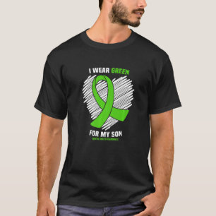 Camiseta Eu Visto Verde Para O Meu Filho Consciência Mental