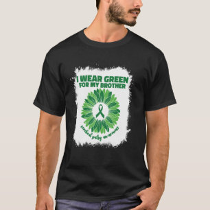 Camiseta Eu Visto Verde Para O Meu Irmão Cp Cerebral Palsy 
