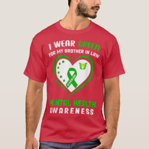 Camiseta Eu Visto Verde Para O Meu Irmão Na Lei - Saúde Men