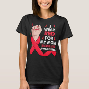 Camiseta Eu Visto Vermelho Na Mão De Boxim Para O ABUSO Da