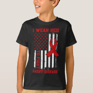 Camiseta Eu Visto Vermelho Para Combater A Consciência Amer