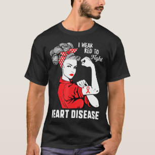 Camiseta Eu Visto Vermelho Para Combater A Consciência Da D