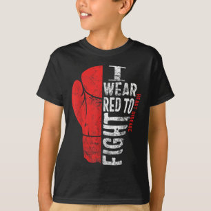Camiseta Eu Visto Vermelho Para Combater Doenças Cardíacas