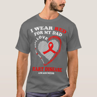 Camiseta Eu Visto Vermelho Para Meu Presente De Consciência