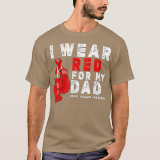 Camiseta Eu Visto Vermelho Para Minha Consciência Da Doença