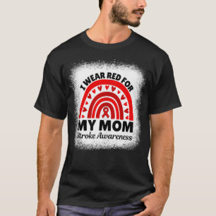 Camiseta Eu Visto Vermelho Para Minha Mãe Causar Consciênci