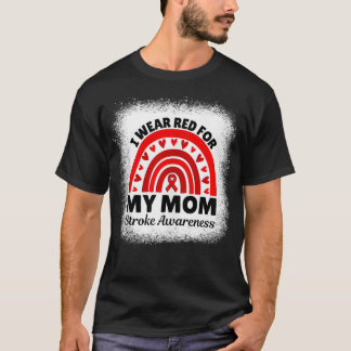 Camiseta Eu Visto Vermelho Para Minha Mãe Causar Consciênci
