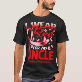 Camiseta Eu Visto Vermelho Para O Meu Tio Enganar