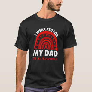 Camiseta Eu Visto Vermelho Pelo Meu Pai Traço De Consciênci