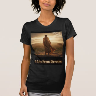 Camiseta Eu Vivo da Devoção Arte do Caminho Sagrado
