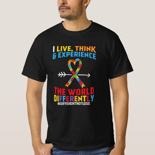 Camiseta Eu vivo, penso e aproveito a consciência do entusi (Frente)