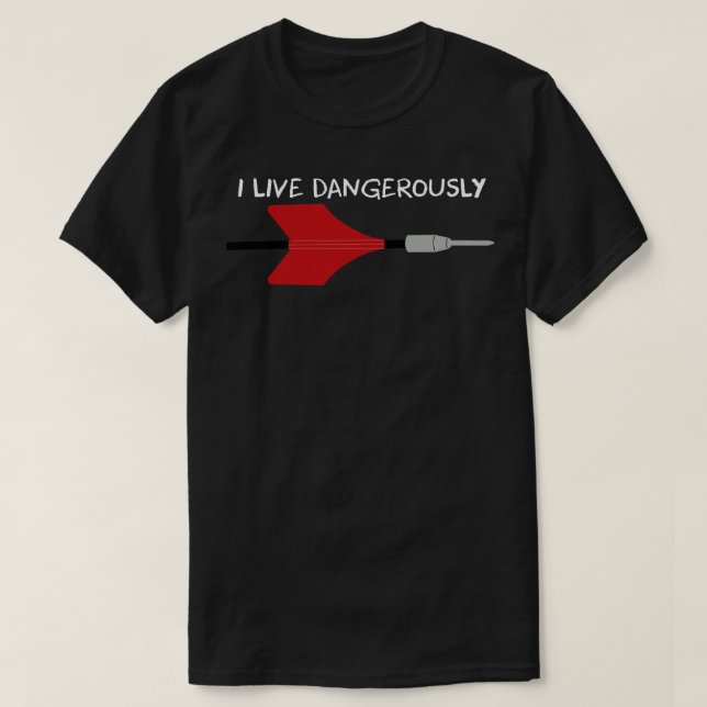 Camiseta Eu vivo perigosamente (Frente do Design)
