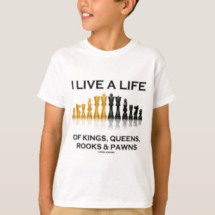 Camiseta Eu vivo uma vida dos reis, do Queens, dos Rooks &