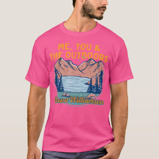 Camiseta Eu, Você E O Exterior A Caminhar O Monte Williamso