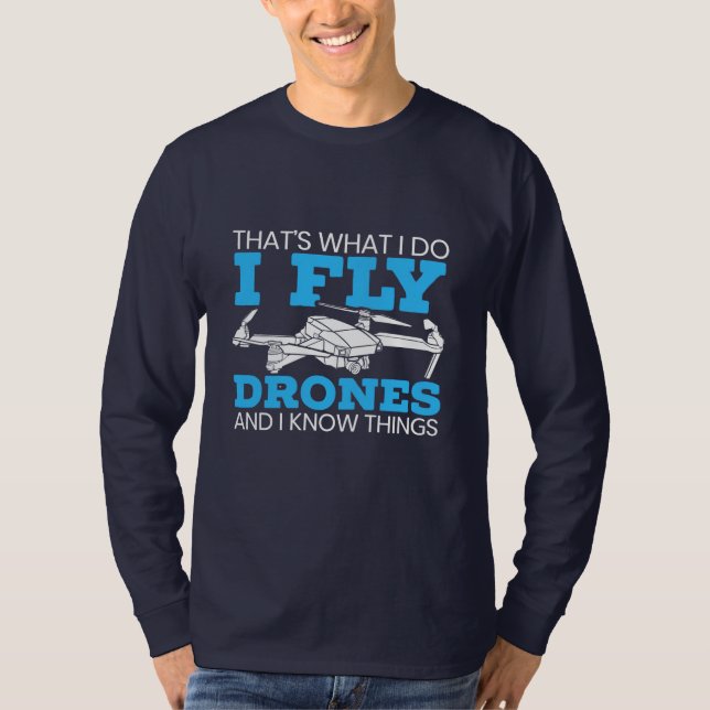 Camiseta Eu Voo Drones (Frente)