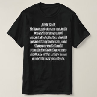 Camiseta Eu Vos Escolhi João 15 16 ARC