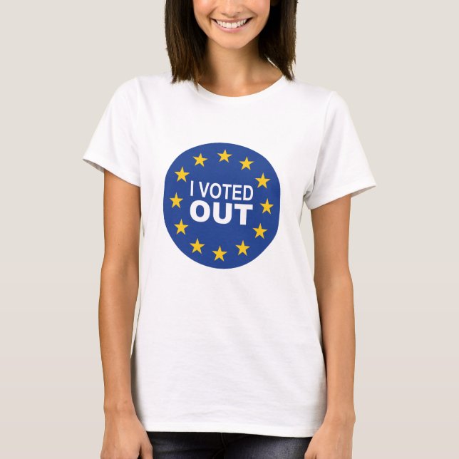 Camiseta Eu votei fora (Frente)