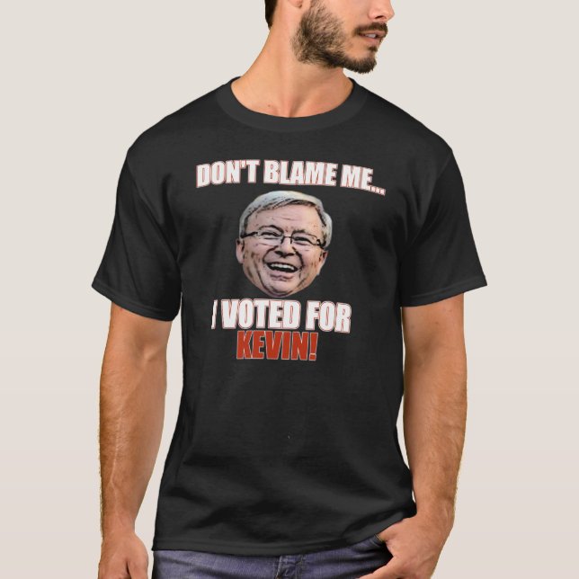 CAMISETA EU VOTEI PARA KEVIN RUDD (Frente)