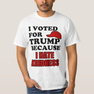 Camiseta Eu votei para o trunfo porque eu deio a bondade