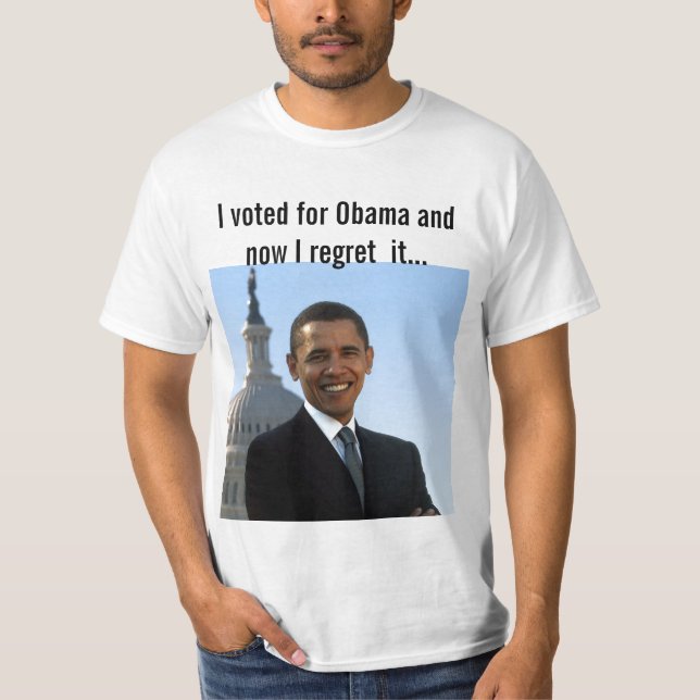Camiseta Eu votei para Obama (Frente)