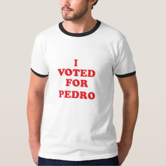 Camiseta Eu votei para Pedro