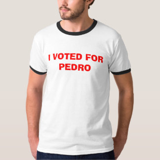 CAMISETA EU VOTEI PARA PEDRO