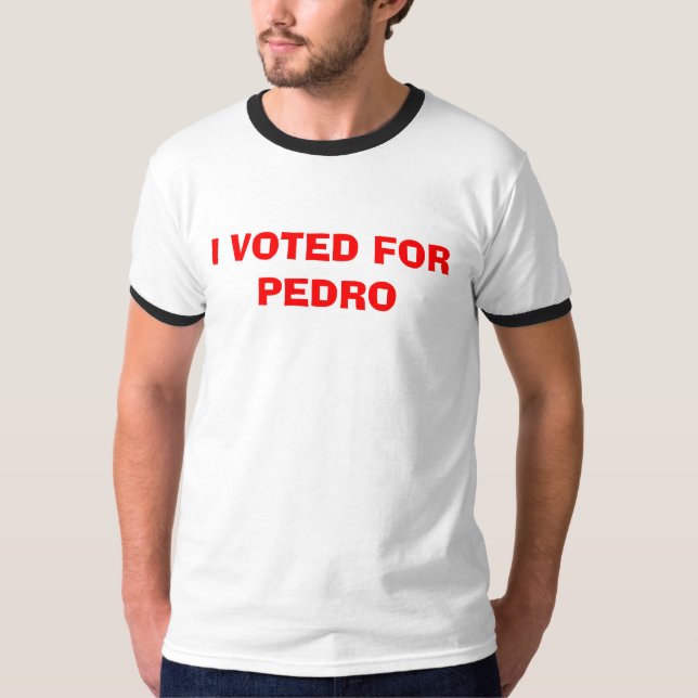 CAMISETA EU VOTEI PARA PEDRO (Frente)
