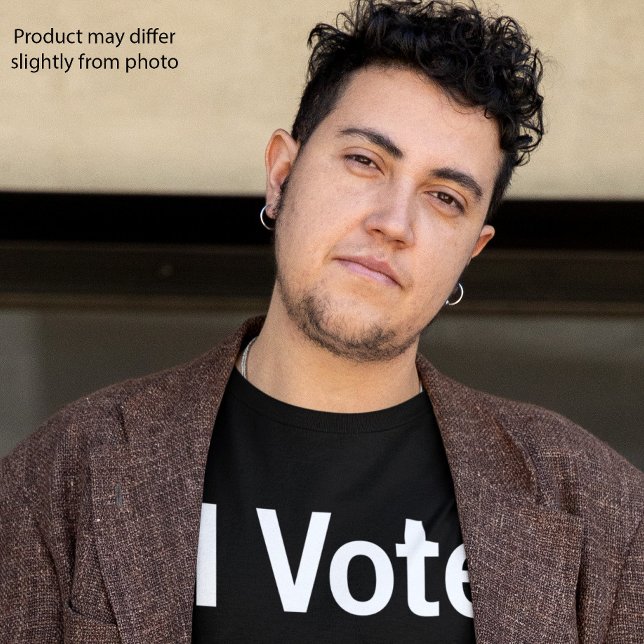 Camiseta EU VOTO T-shirt escura | Branco (Criador carregado)