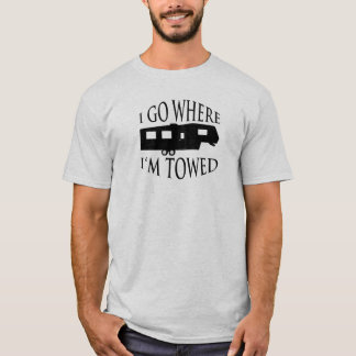Camiseta Eu vou aonde eu sou t-shirt rebocado